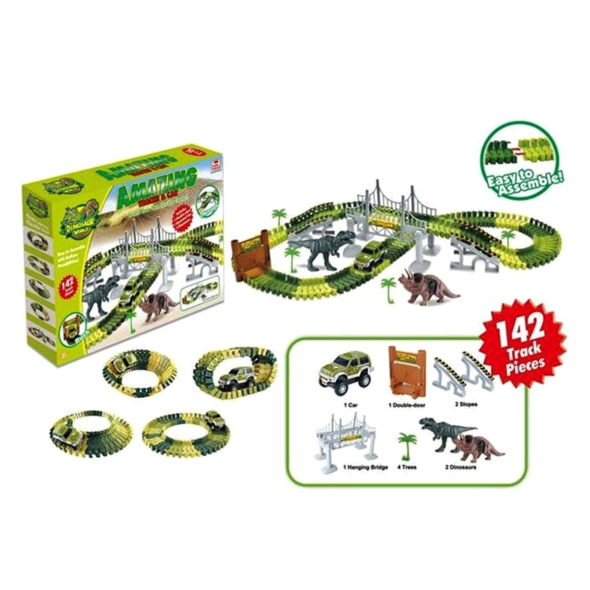 

Детский трек Magic Track Dinosaur World 142 детали FENG YUAN (FYD170214A) (171033)