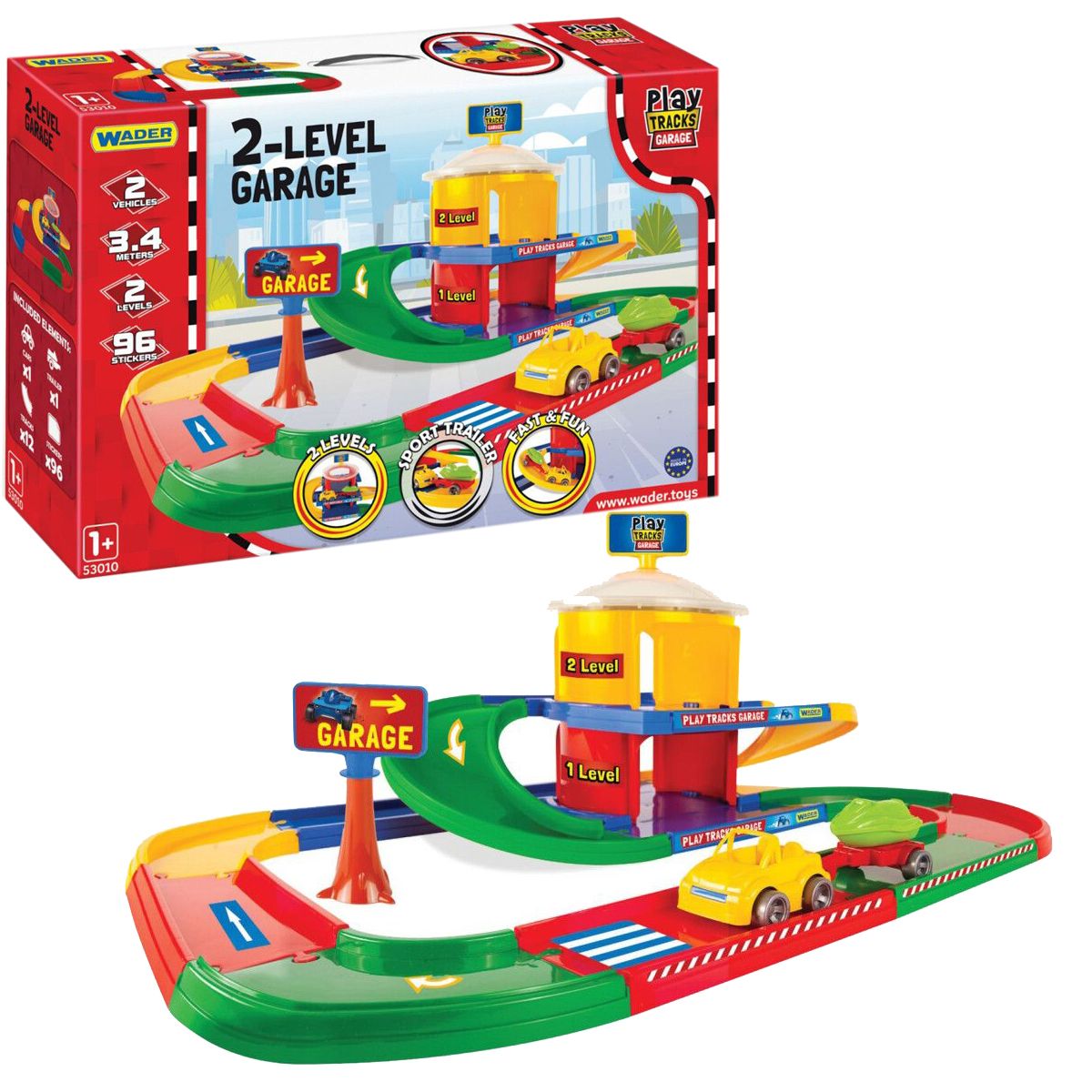 

Игровой набор Play Tracks Garage 2 этажа MiC (53010) (172268)