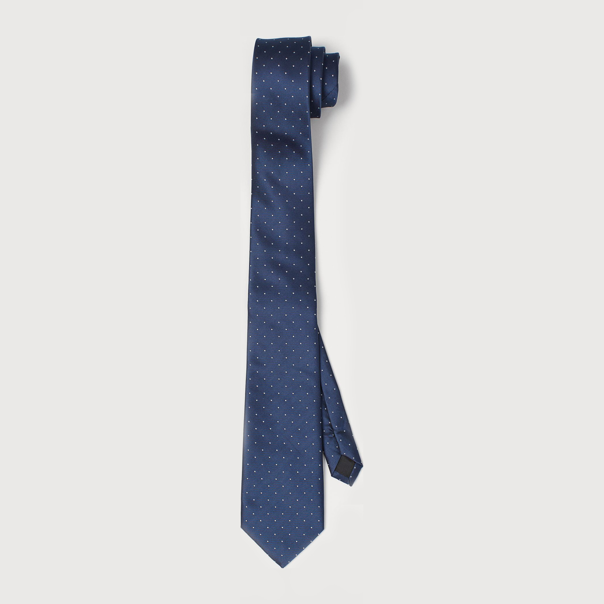 

Галстук H&M 7980260bar Темно-синий