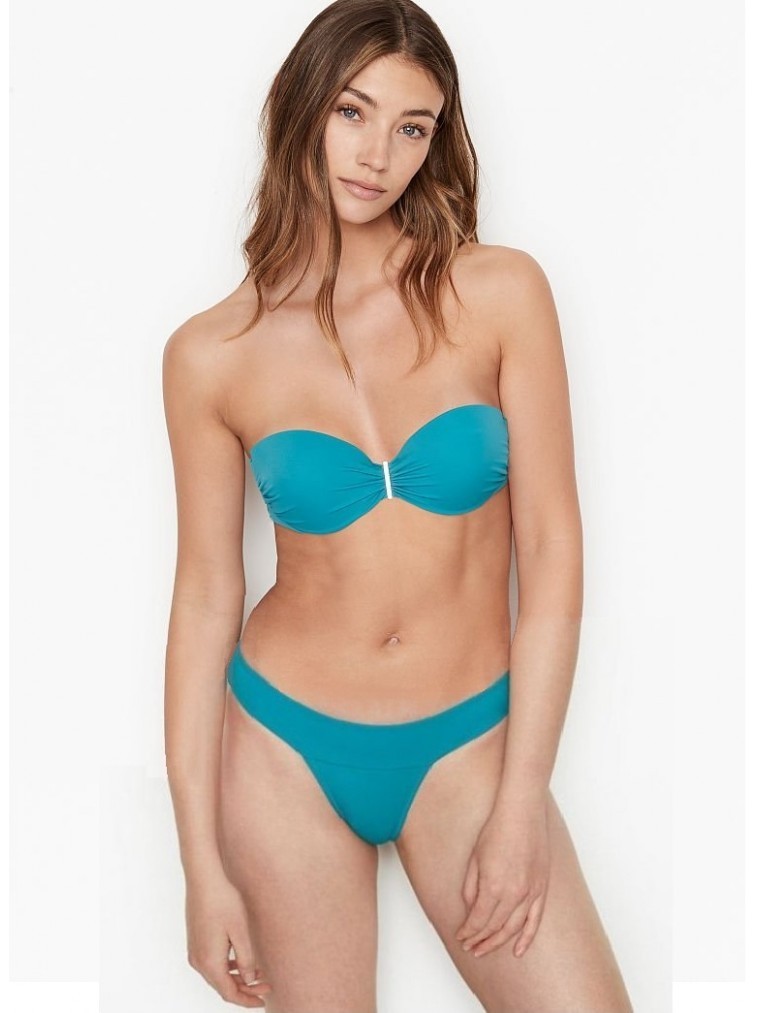 

Купальник раздельный бандо Push-up Victoria's Secret 262-803 75D/М Темно-бирюзовый