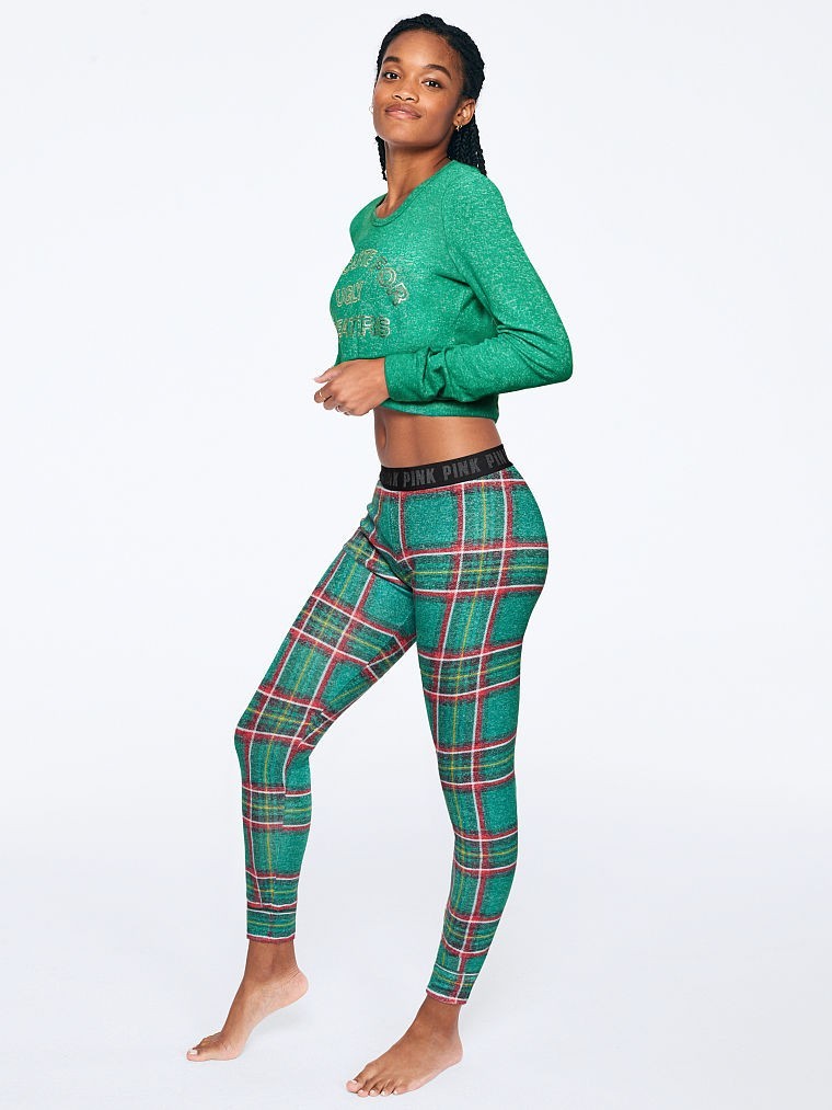

Пижамав вискоза Victoria's Secret 405-918 ХS зеленая клетка