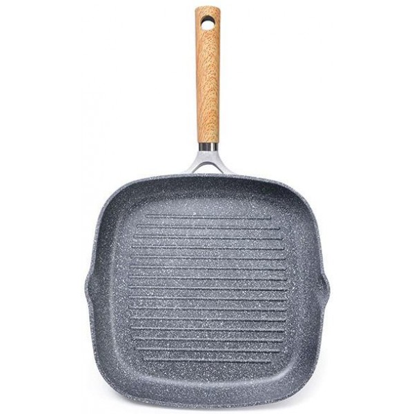 

Сковорода-гриль из алюминия Shadow Borneo 28 х 28 х 4.5 см