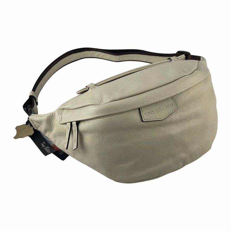 

Сумка кросс-боди женская кожаная Tony Bellucci 0275-201 молочная, зеленый-темный