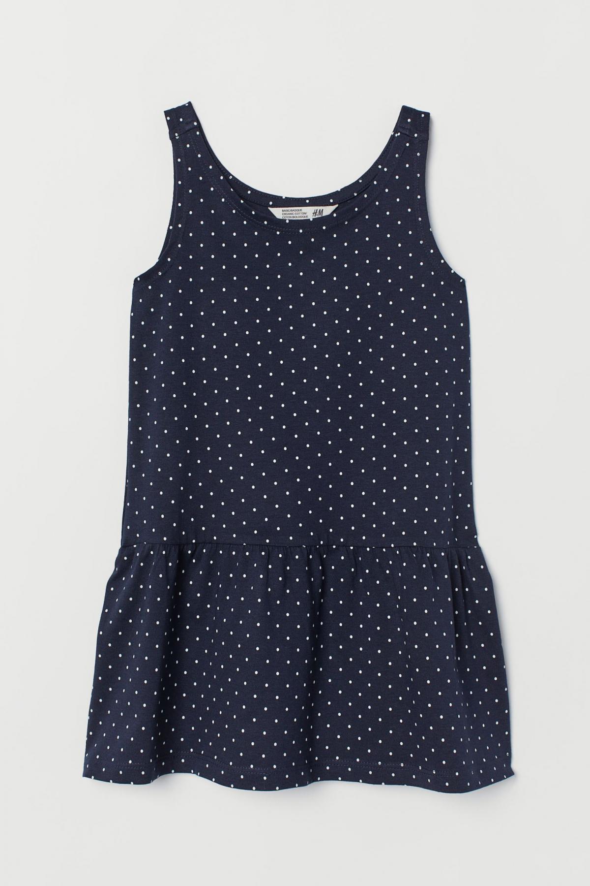 

Трикотажное платье H&M 134-140 (8-10y) Синее (6150-0724922006)