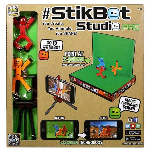 

Stikbot S3 – студия. Набор Стикботы , Штатив, Сцена