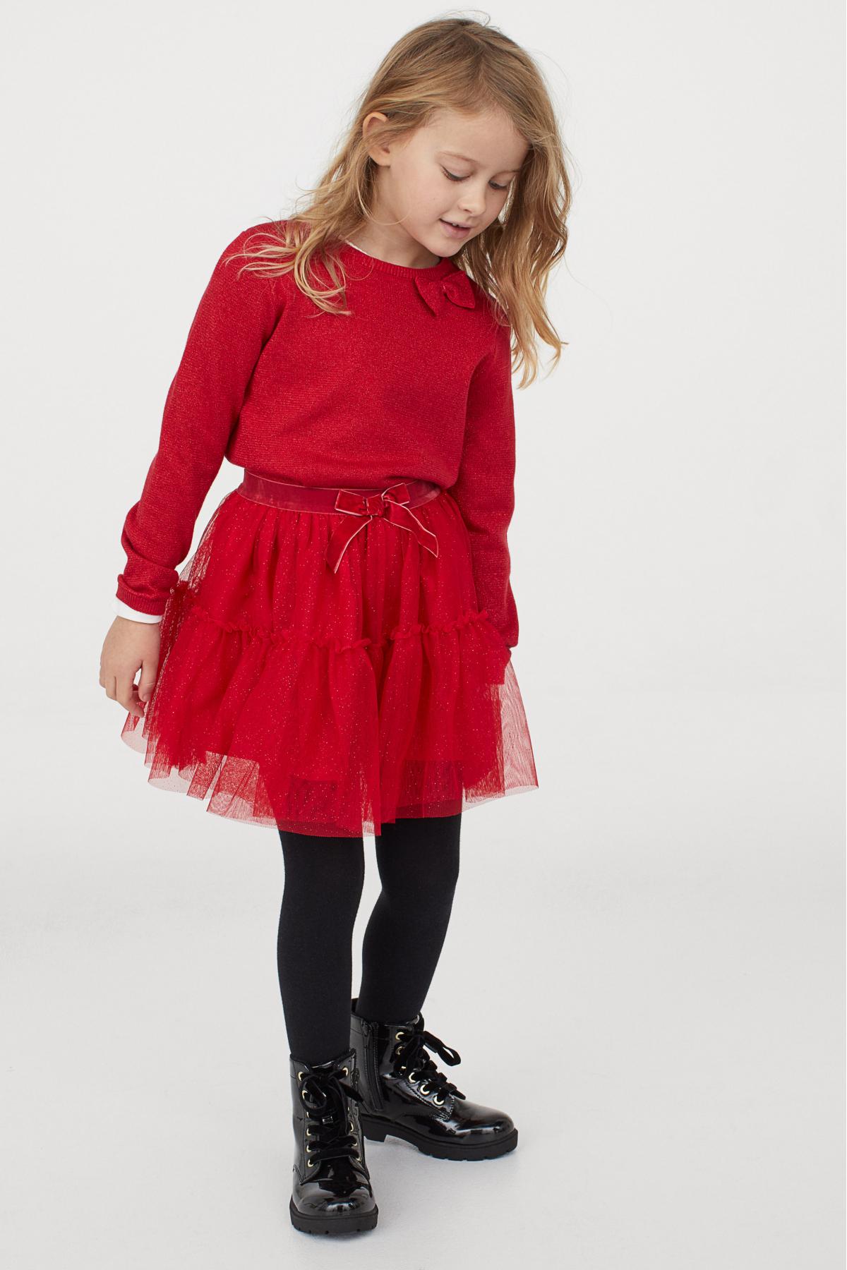 

Юбка из блестящего тюля H&M 134-140 (8-10y) Красная (6186-0850797003)