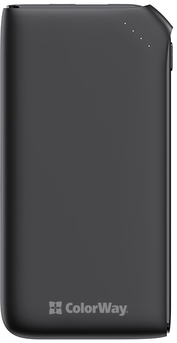 

УМБ ColorWay 10000 mAh Soft touch 18W Black (CW-PB100LPE3BK-PD)