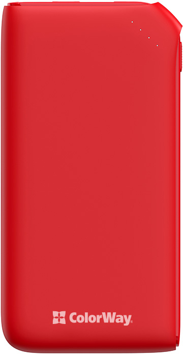 

УМБ ColorWay 10000 mAh Soft touch 18W Red (CW-PB100LPE3RD-PD)