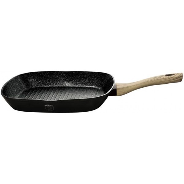 

Сковорода-гриль из кованого алюминия Berlinger Haus Ebony Maple 28 х 28 см, мраморное антипригарное покрытие