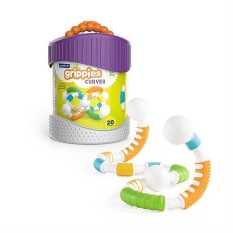 

Магнитный конструктор Guidecraft Grippies Curves, 20 деталей