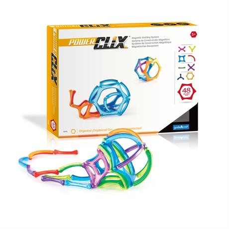

Магнитный конструктор Guidecraft PowerClix Organics, 48 деталей