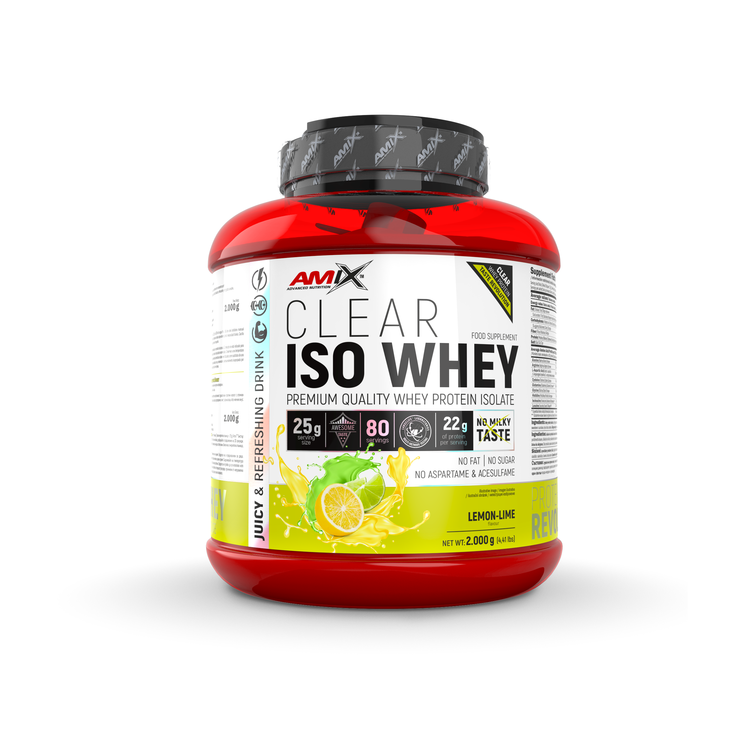 

Протеин Amix Nutrition Clear Iso Whey 2 кг. лемон - лайм