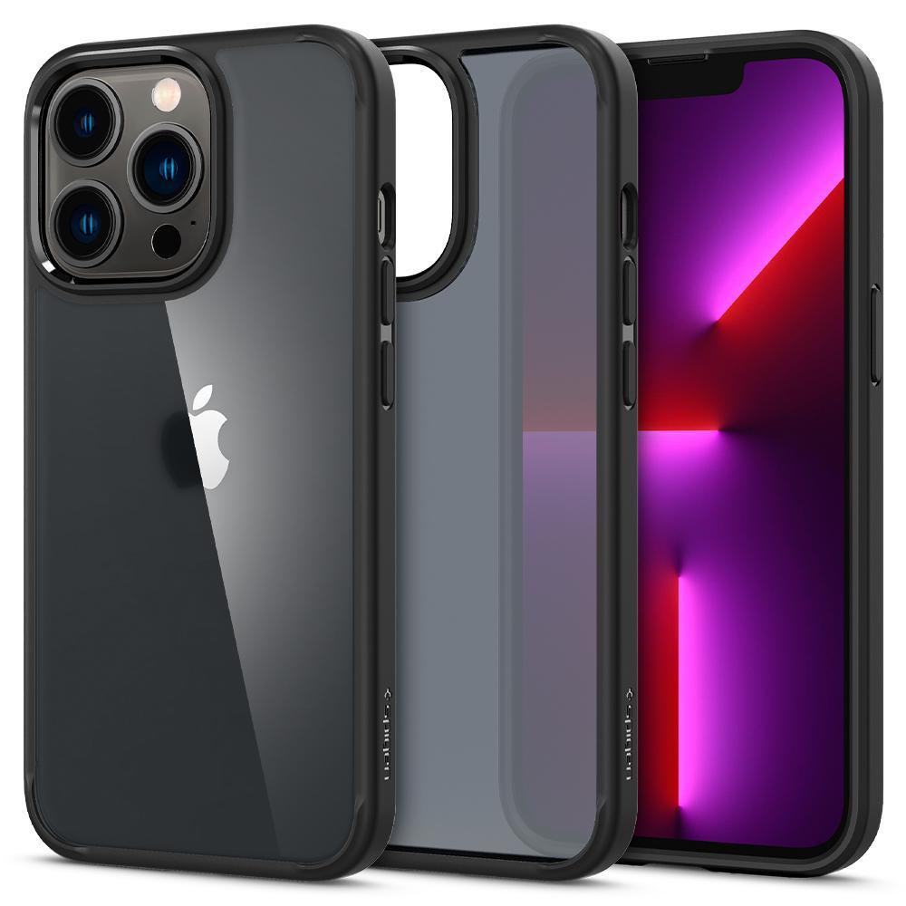 

Чехол Spigen Ultra Hybrid для iPhone 13 Pro Matte Frost Black