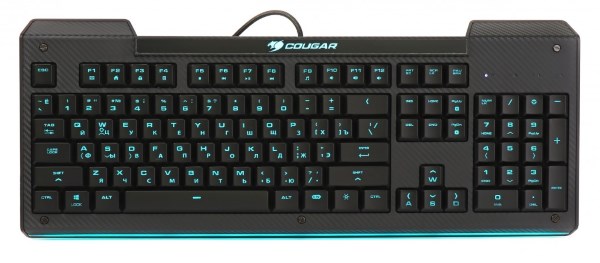 

Клавіатура Cougar Aurora ігрова, 8 кольорів підсвітки, USB