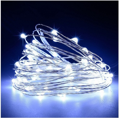 

Светодиодная гирлянда LTL капля росы 10м 100LED 8 режимов white