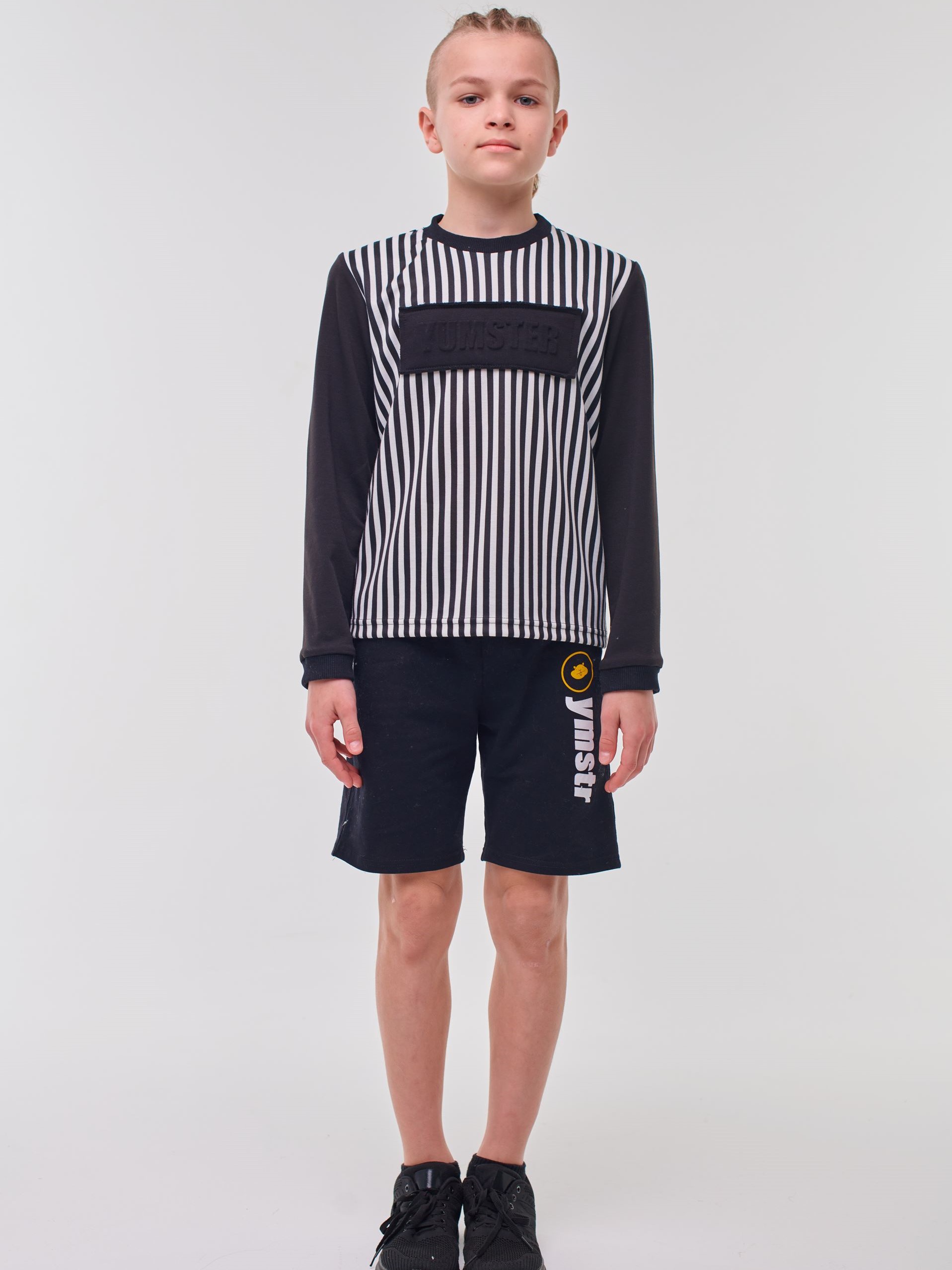 

Лонгслив Yumster STREETWEAR YH.11.04.003 128 см Черно-белый