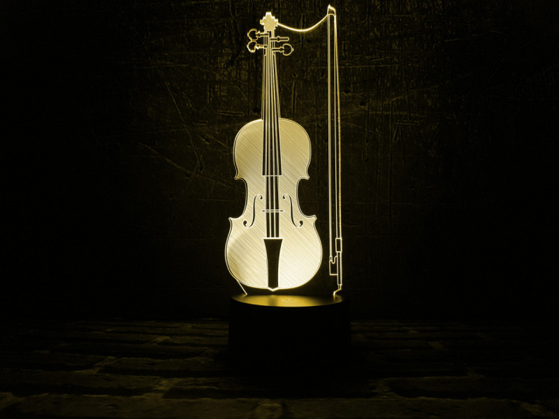

Сменная пластина для 3D ламп "Скрипка" 3DTOYSLAMP