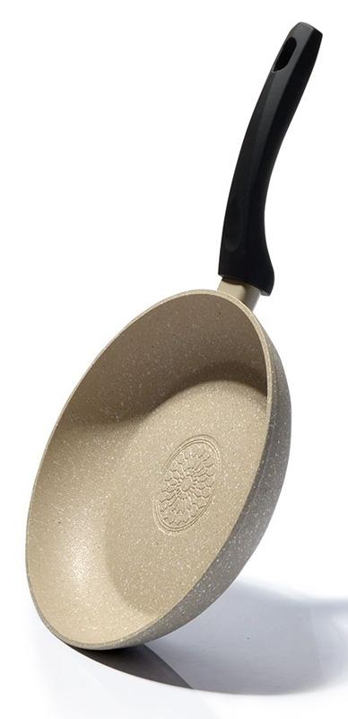 

Сковорода Fissman Fuego Stone Cream Ø24см с антипригарным покрытием Platinum (каменная крошка)