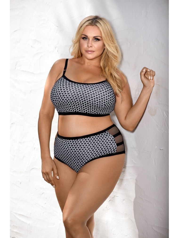 

Купальник раздельный Bralette Lorin L5079-9 90Е Черный/Белый
