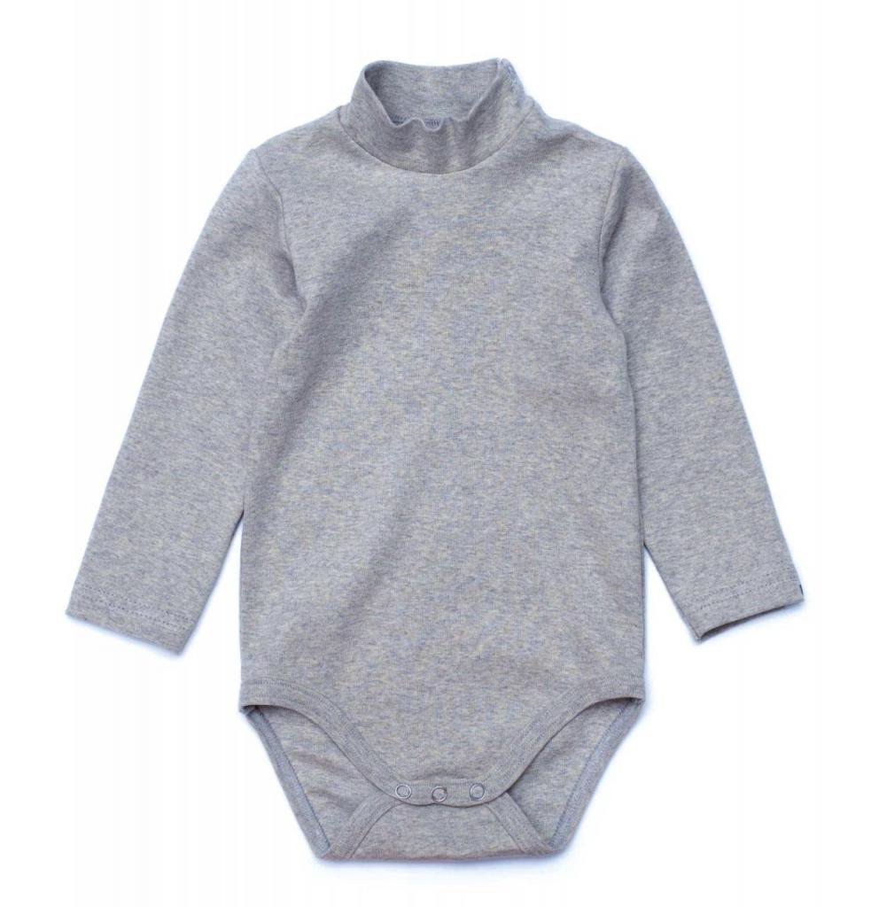 

Боди-гольф для ребенка серый меланж (гладь) ArDoMi 86см(12-18м)