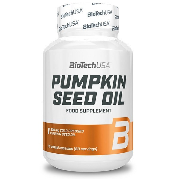 

Заменитель питания BioTech USA Pumpkin Seed Oil 60 капсул