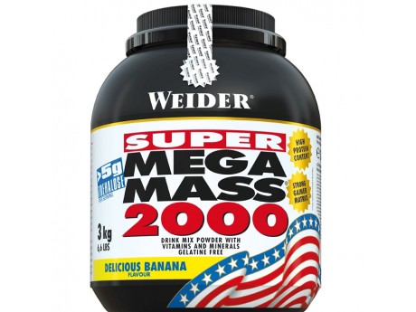 

Гейнер Weider MEGA MASS 2000 3кг Вкус Ваниль