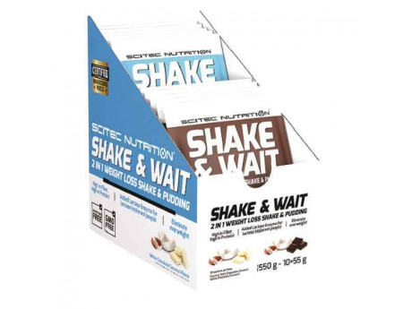 

Протеин Scitec Nutrition Shake Wait (10шт по 55г) Вкус Шоколад