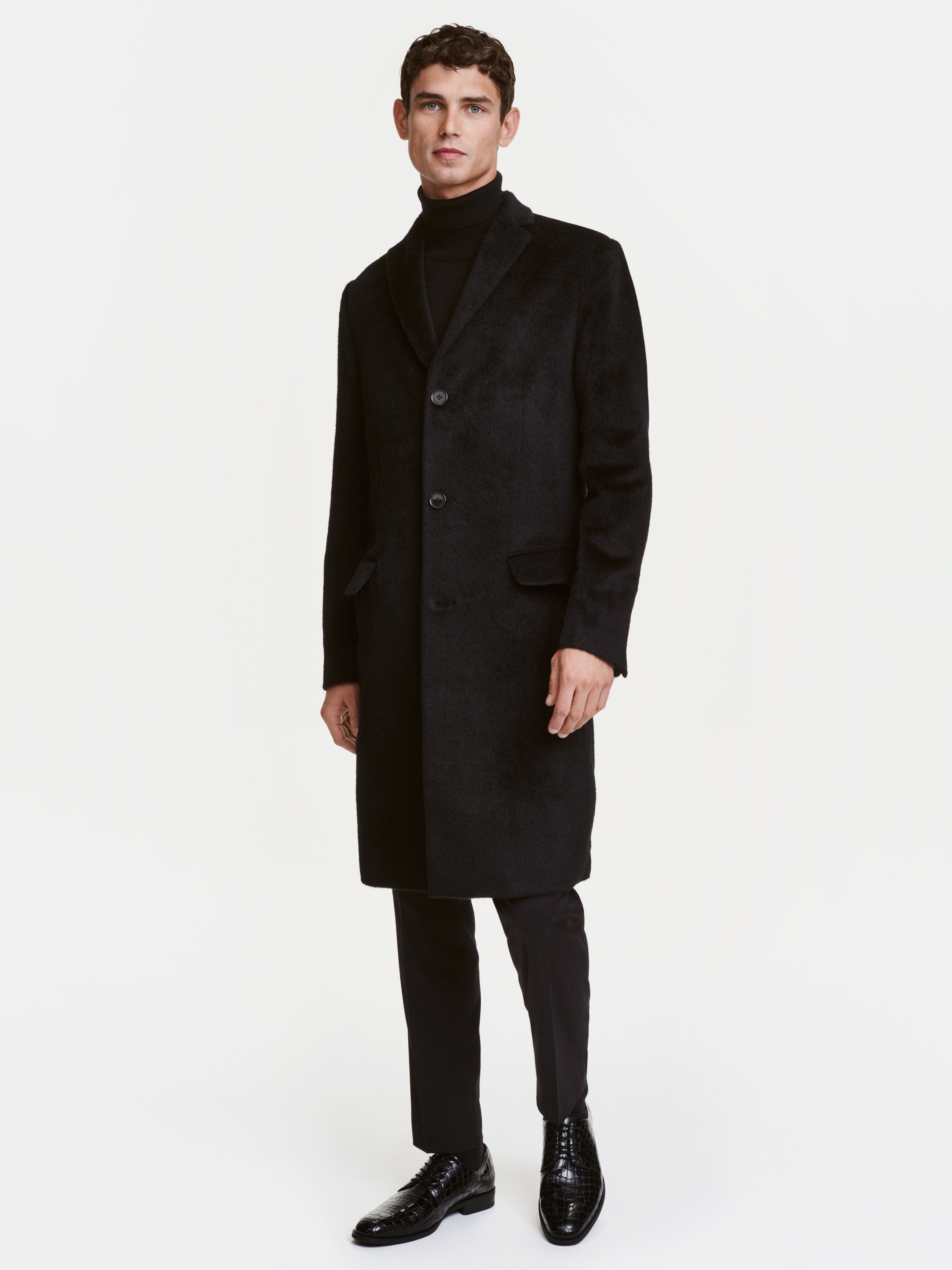 

Пальто H&M XAZ042319FHDO  Черное, Пальто H&M XAZ042319FHDO 62 Черное