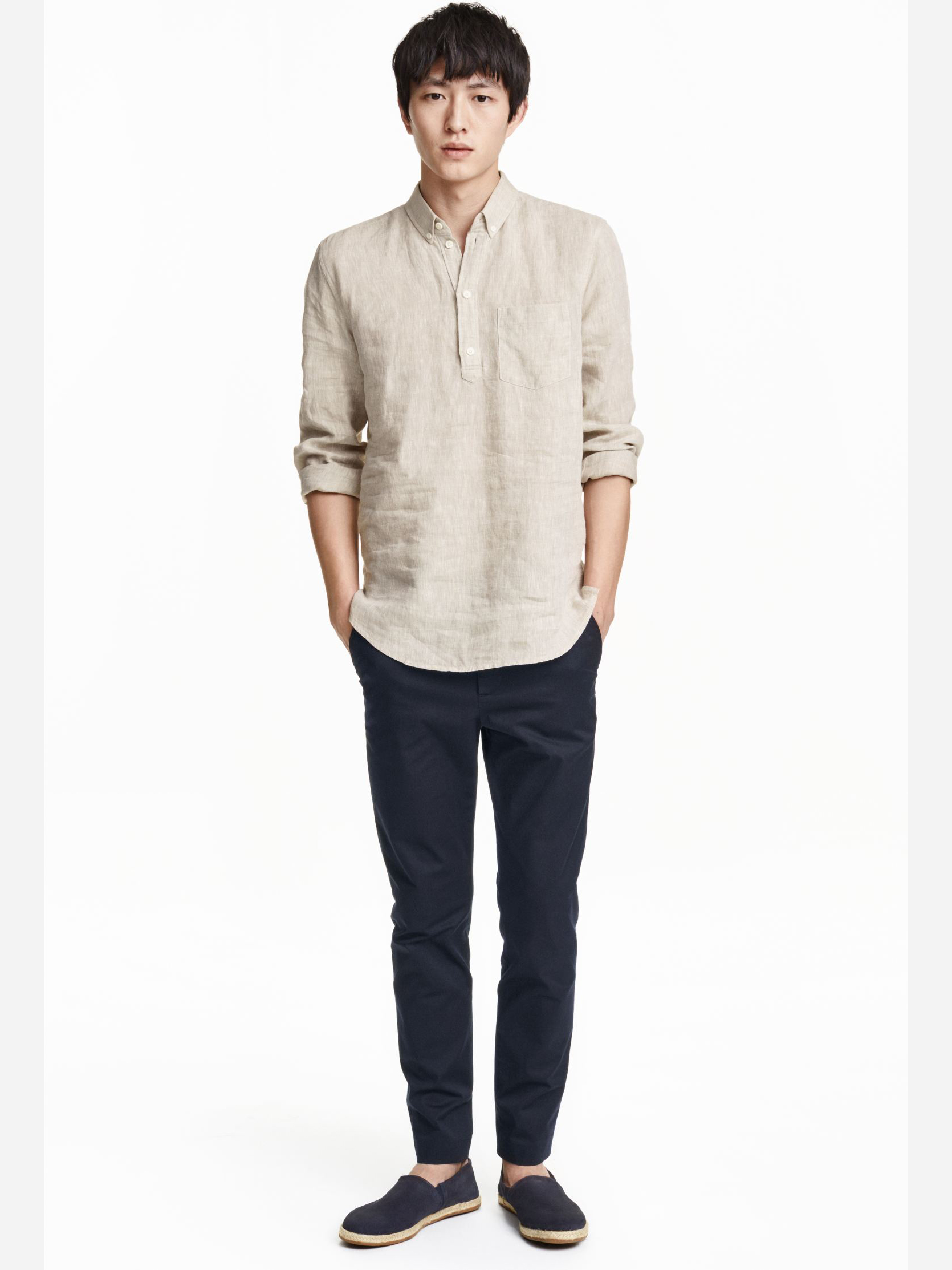 

Брюки H&M 2712322  Темно-синие, Брюки H&M 2712322 44 Темно-синие