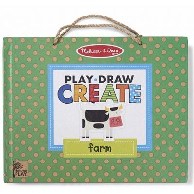 

Развивающая игрушка Melissa&Doug Магнитный набор планшет Ферма (MD31325)