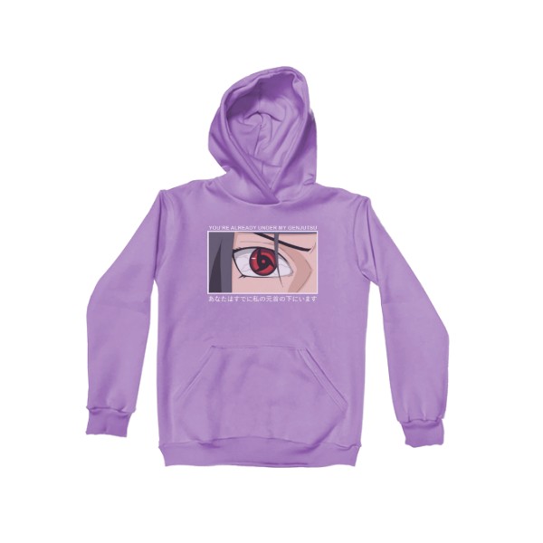 

Худи Детская для девочек с утеплением Итачи, ты под моим Гендзюцу Размер 128 см Цвет лиловый - MyTee