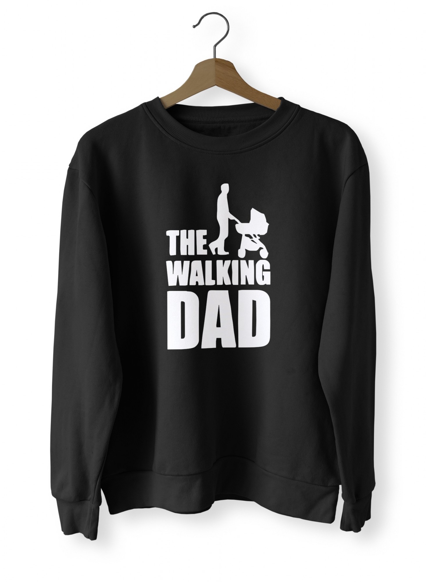 

Свитшот мужской The Walking Dad  Черный, Свитшот мужской The Walking Dad 2XL Черный