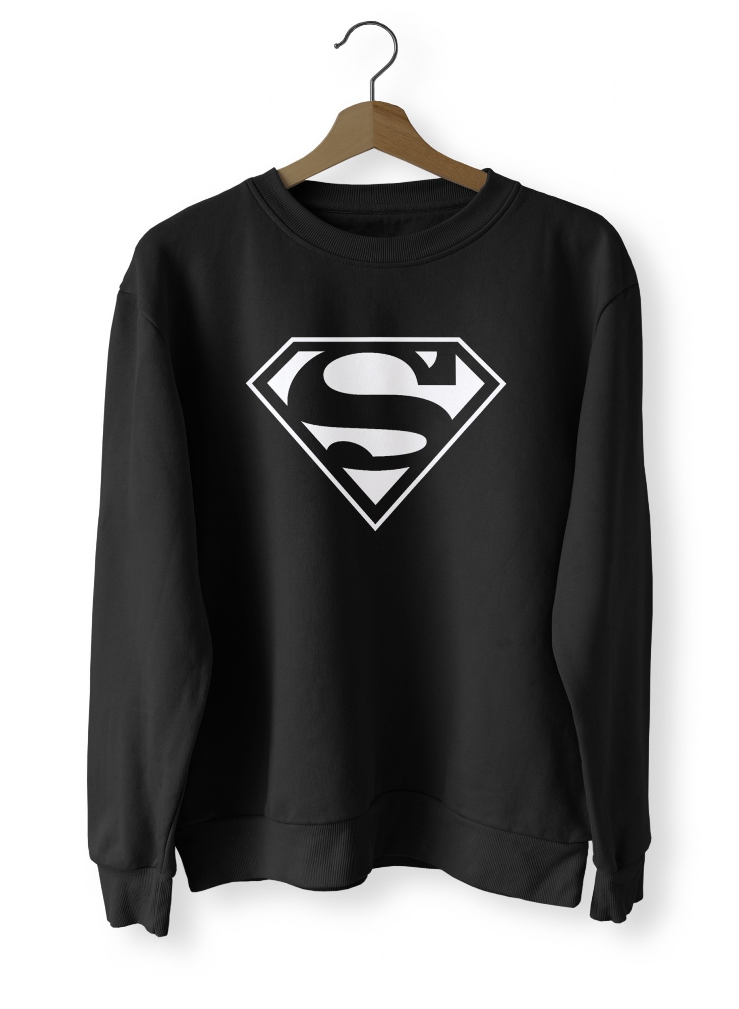 

Свитшот мужской Superman Logo (Супермэн Лого)  Черный, Свитшот мужской Superman Logo (Супермэн Лого) M Черный