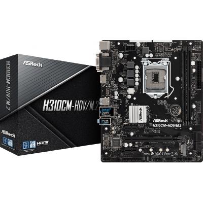 

Материнская плата ASRock H310CM-HDV/M.2 Socket 1151