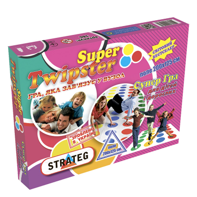 

Настольная игра Strateg Super Twipster укр. (11386)