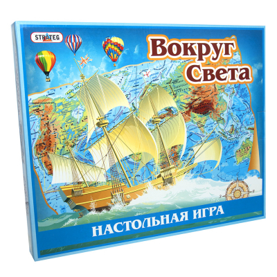 

Настольная игра Strateg Вокруг света (русский язык) (723)