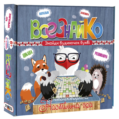 

Настольная игра Strateg Всёзнайка укр. (802)