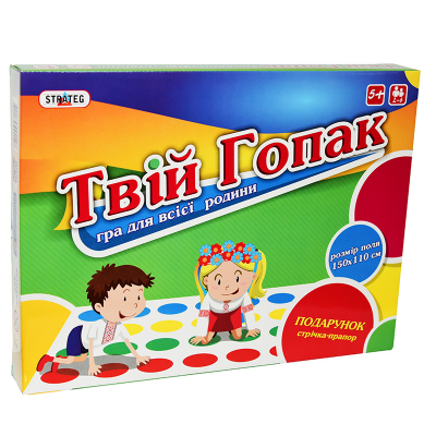 

Настольная игра Strateg Твой гопак (украинский язык) (887)