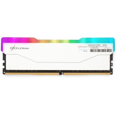 

Модуль памяти для компьютера DDR4 16GB 3000 MHz RGB X2 Series White eXceleram (ERX2W416306C)