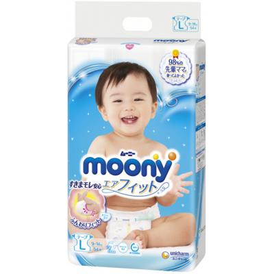 

Подгузник Moony L (9-14 кг) 54 шт (4903111244911)