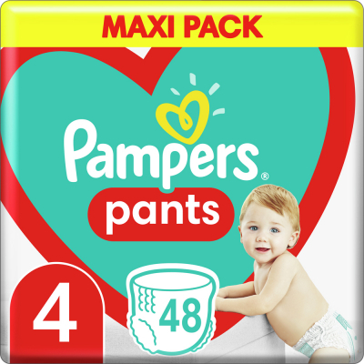 

Подгузник Pampers трусики Pants Размер 4 (9-15 кг) 48 шт (8006540068755)