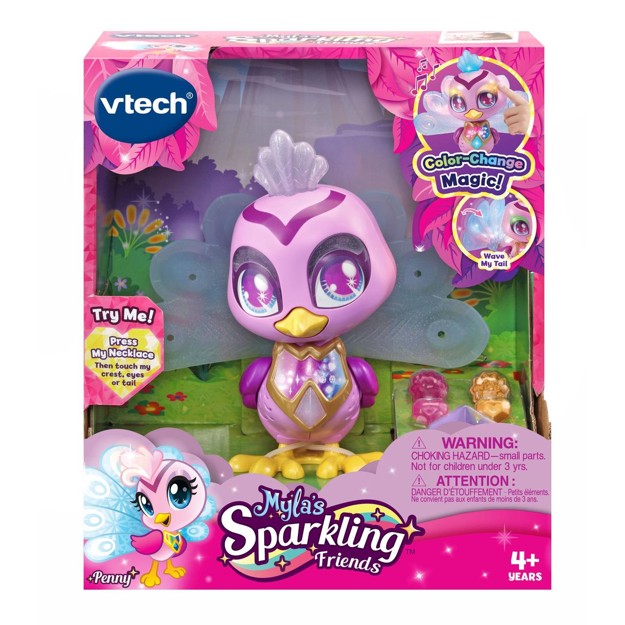 

Интерактивная игрушка VTech Myla's Sparkling Friends, Penny the Peacock Волшебный павлин Пенни