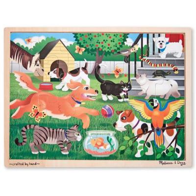 

Пазл Melissa&Doug Домашние животные, 24 элемента (MD19059)