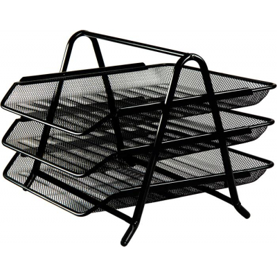 

Лоток для бумаг Buromax 50*295*270 black, 3 в 1 (BM.6252-01)