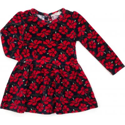 

Платье Breeze велюровое (14880-86G-red)