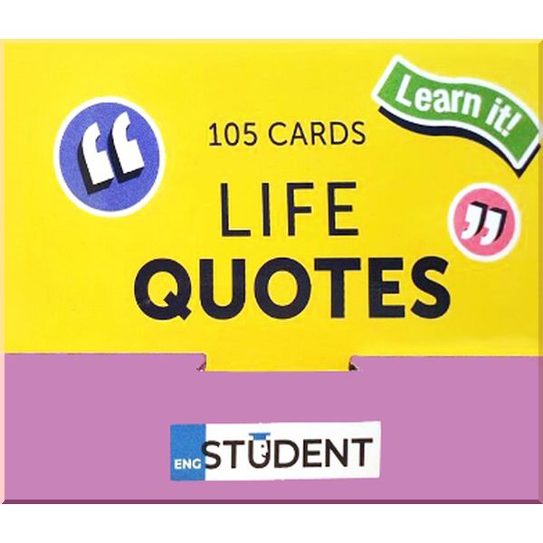 

105 Cards: Life Quotes. English Student. ISBN:9786177702404