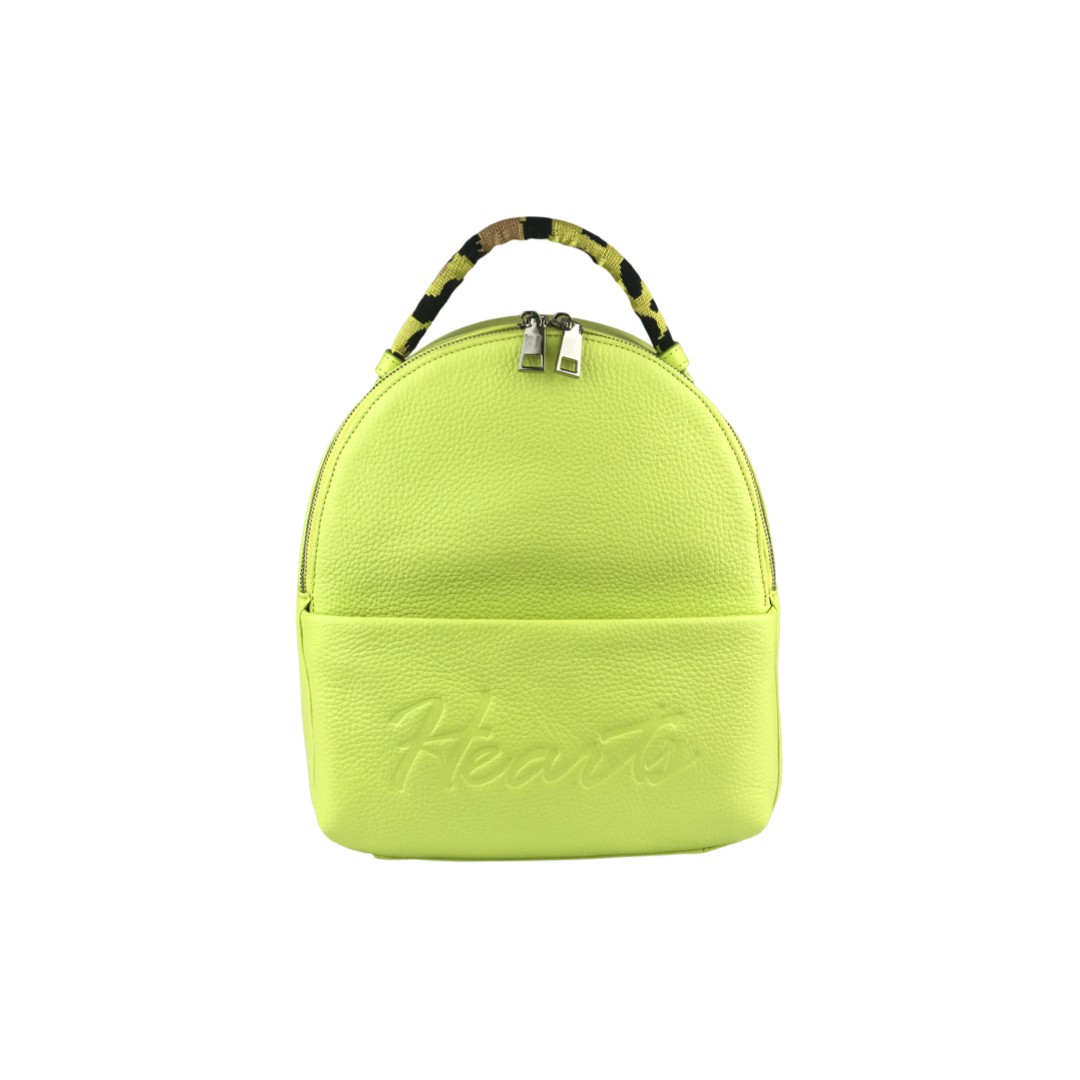 

Женский рюкзак кожаный Hearts Backpack BW-131012 лимонный