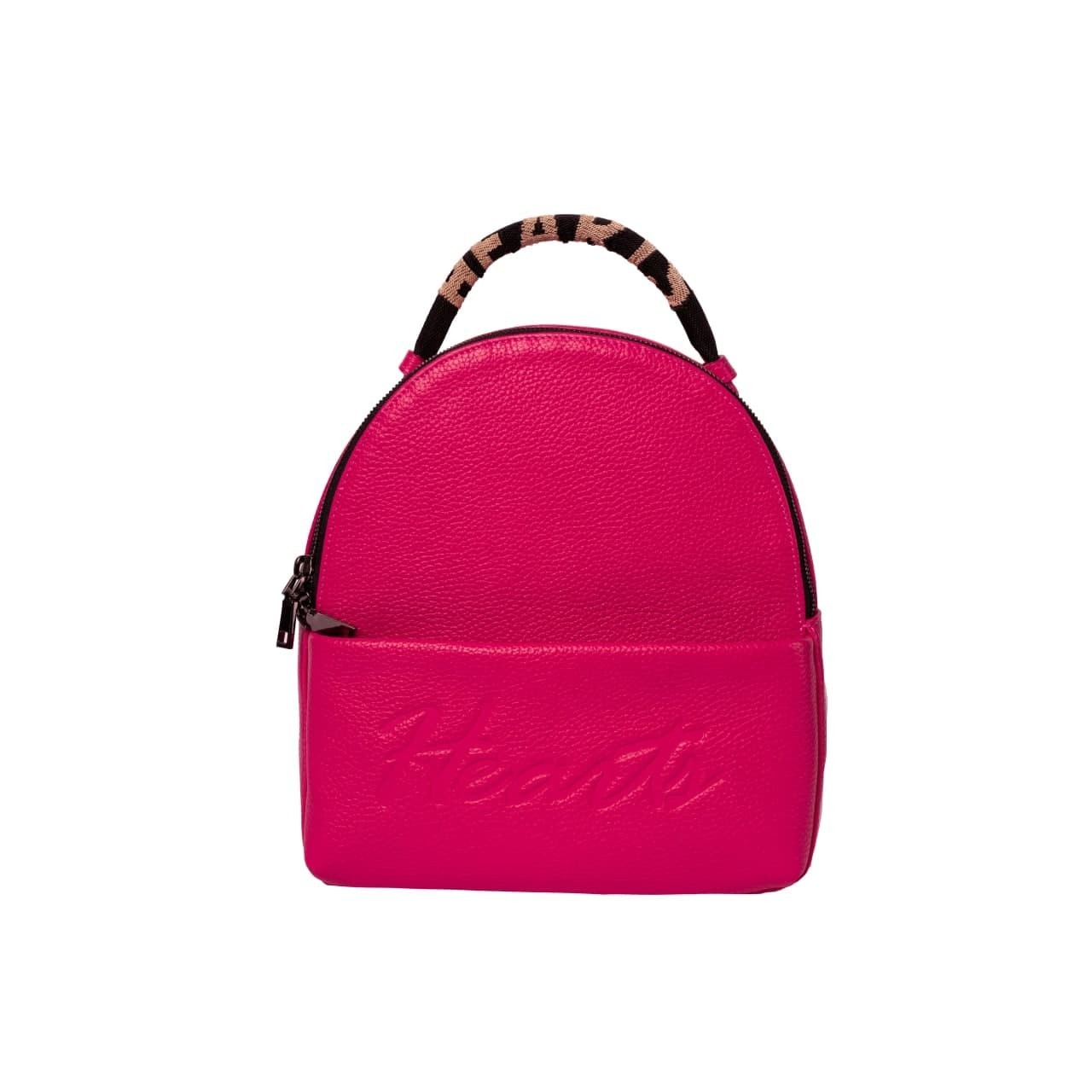

Женский рюкзак кожаный Hearts Backpack BW-13105 малиновый