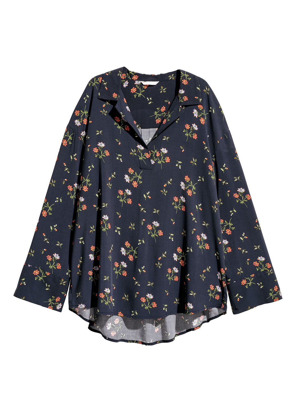 

Блузка H&M XS Темно-синий 06345417