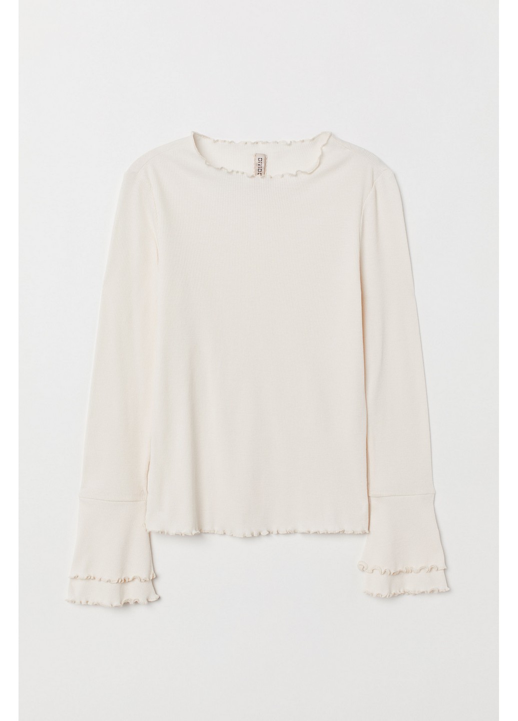 

Лонгслив H&M  Молочный 0695457_мол, Лонгслив H&M S Молочный 0695457_мол